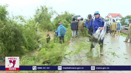 Xử lý nhiều sự cố đê điều thủy lợi 