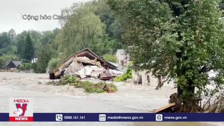 Trung, Đông Âu chìm trong nước lũ kỷ lục