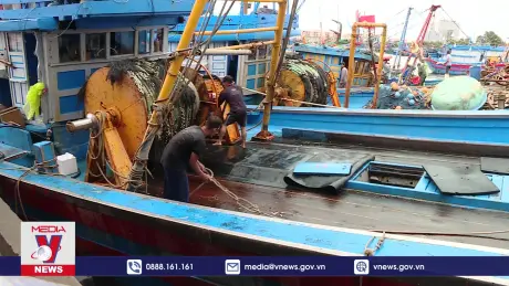 Đảm bảo an toàn cho tàu thuyền neo đậu trước khi bão đổ bộ