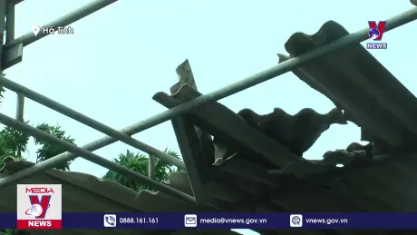 Hà Tĩnh tập trung khắc phục thiệt hại do lốc xoáy