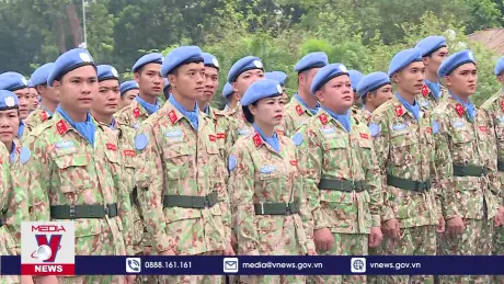 Lực lượng GGHB Việt Nam quyết tâm hoàn thành nhiệm vụ