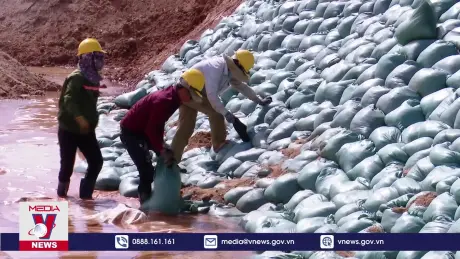 Đảm bảo công trình trọng điểm vượt lũ an toàn