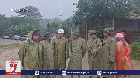 Bão số 4 gây ngập nhiều nơi ở vùng núi Quảng Trị 