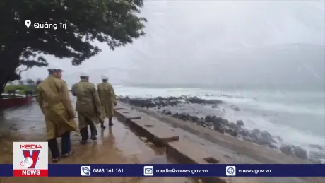 Quảng Trị cảnh báo mưa lớn gây ngập lụt do bão số 4