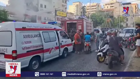 Nổ hàng loạt bộ đàm của Hezbollah ở Liban