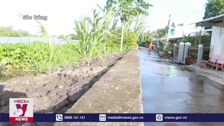 Đồng bằng sông Cửu Long ứng phó lũ, triều cường