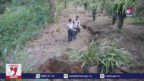 Bản du lịch cộng đồng Sin Suối Hồ xuất hiện vết nứt, sụt lún