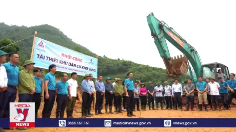 Petrovietnam khởi công tái thiết khu dân cư thôn Kho Vàng