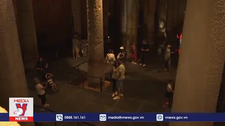 Khám phá bể nước ngầm Basilica ở Thổ Nhĩ Kỳ