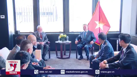 Tổng Bí thư, Chủ tịch nước gặp thân mật nhóm trí thức người Việt ở Houston