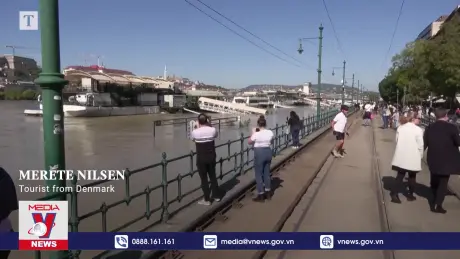 Người dân dọc sông Danube khắc phục sau ngập lụt