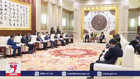 Phó Thủ tướng Chính phủ Hồ Đức Phớc hội kiến Bí thư Khu ủy Quảng Tây, Trung Quốc