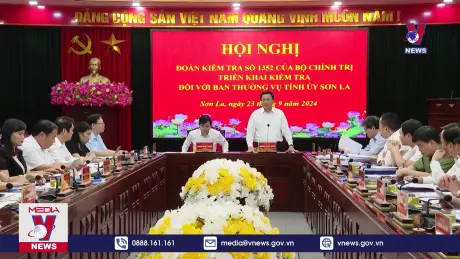 Đoàn kiểm tra của Bộ Chính trị làm việc tại Sơn La