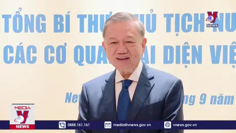 Tổng Bí thư, Chủ tịch nước gặp gỡ đại diện Việt Nam tại Hoa Kỳ