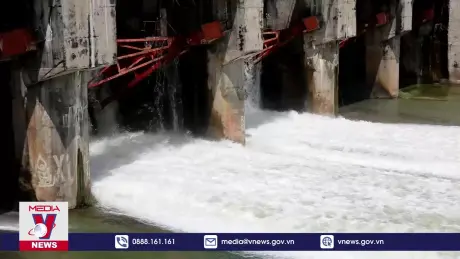 Hồ Dầu Tiếng xả lũ với lưu lượng 100m3/s