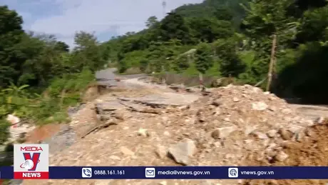 Nhiều điểm sạt lở tại Thanh Hóa chưa thể khắc phục được