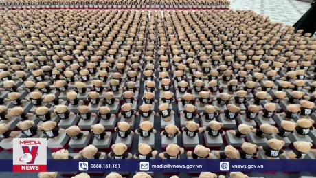 Triển lãm gấu bông vì trẻ em Gaza