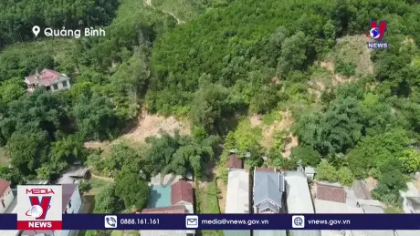 Quảng Bình công bố tình huống khẩn cấp về thiên tai sạt lở