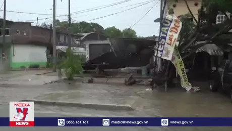 Bão John gây thiệt hại ở Mexico