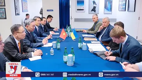 Tổng Bí thư, Chủ tịch nước Tô Lâm gặp Tổng thống Ukraine và Chủ tịch EC