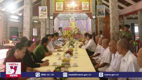 An Giang chúc mừng Lễ Sene Dolta của đồng bào Khmer