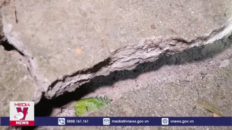 Quảng Ninh công bố tình trạng khẩn cấp về sạt lở ở Quang Hanh