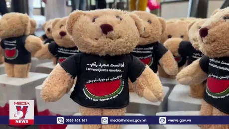 Những chú gấu bông trao gửi yêu thương