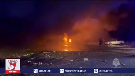 Nổ trạm xăng gây thương vong tại Nga