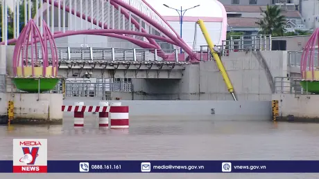 Hệ thống chống ngập giúp Cần Thơ ứng phó triều cường