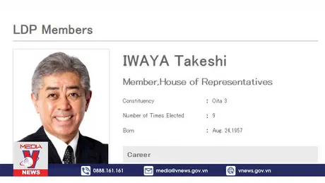 Những gương mặt tiềm năng cho Nội các mới của Nhật Bản