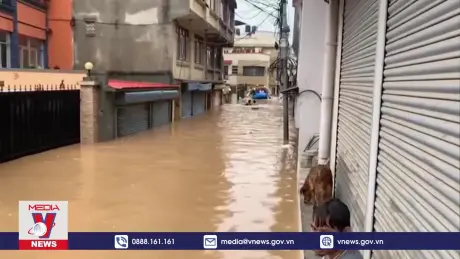 Nepal đóng cửa trường học sau đợt lũ lớn