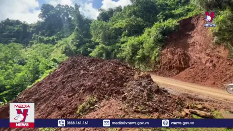 Nguy cơ sạt lở ở miền núi Quảng Trị