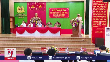 96 phạm nhân được đặc xá tại Trạm giam Ninh Khánh