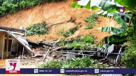 Nguy cơ sạt lở đất và mưa lũ lớn tại Lào Cai và Yên Bái