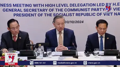 Tổng Bí thư, Chủ tịch nước Tô Lâm gặp mặt doanh nghiệp Ireland