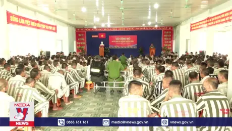 Đặc xá cho 24 phạm nhân trại giam Đồng Sơn, Quảng Bình