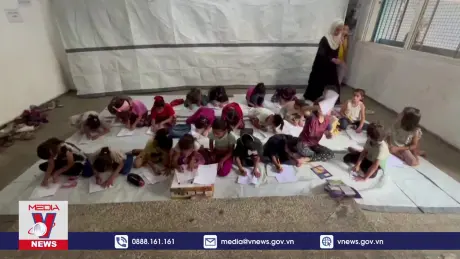 Bỉ hỗ trợ việc học của trẻ em Palestine vùng xung đột