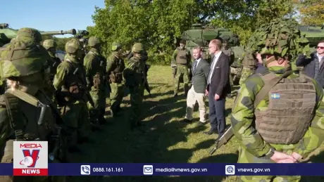 Thụy Điển lần đầu tiên triển khai binh sĩ tại nước ngoài