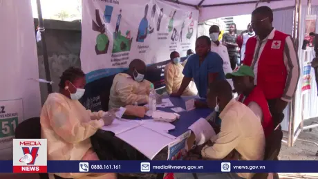 CHDC Congo tiêm chủng phòng đậu mùa khỉ