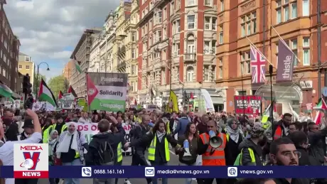 Tuần hành khắp thế giới ủng hộ người Palestine