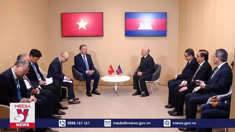 Tổng Bí thư, Chủ tịch nước Tô Lâm gặp Quốc vương Campuchia 