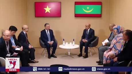 Tổng Bí thư, Chủ tịch nước Tô Lâm gặp Tổng thống Mauritania