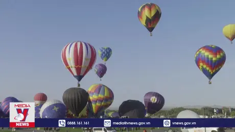 Sắc màu lễ hội khinh khí cầu Albuquerque
