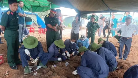 Hàng chục hài cốt liệt sĩ được tìm thấy tại Gia Lai