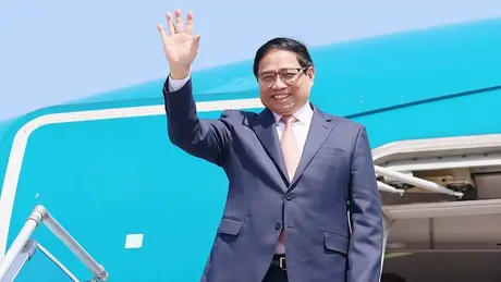 Thủ tướng Phạm Minh Chính lên đường dự Hội nghị Cấp cao ASEAN lần thứ 44, 45 tại Lào