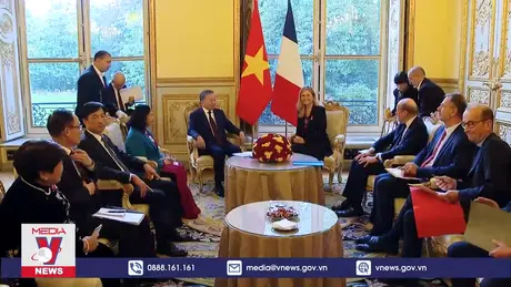 Tổng Bí thư, Chủ tịch nước hội kiến Chủ tịch Quốc hội Pháp