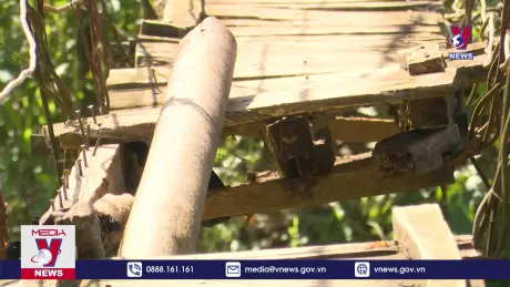 Ẩn họa từ các cầu treo dân sinh không đảm bảo an toàn