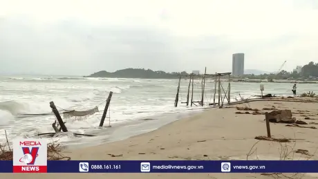 Đà Nẵng thông tin về sạt lở cửa sông Cu Đê