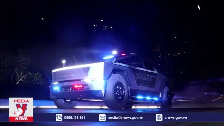Trình làng xe Tesla Cybertruck được dùng làm xe cảnh sát