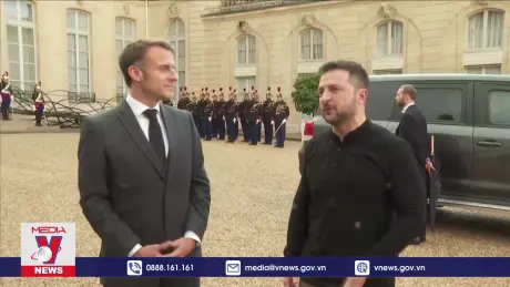 Pháp cam kết tiếp tục hỗ trợ cho Ukraine